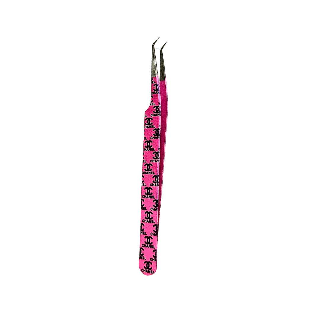 Fiber Grip 45 degree Chane l Tweezer
